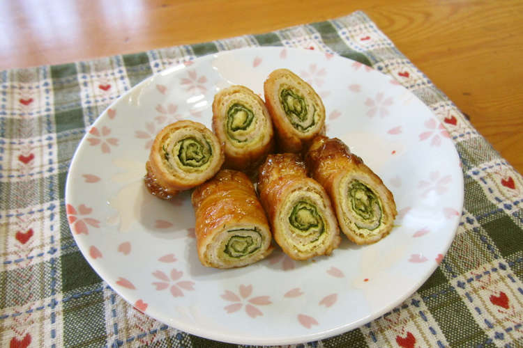 お弁当に 油揚げと大葉の豚肉ロール レシピ 作り方 By つっぴーママ クックパッド 簡単おいしいみんなのレシピが352万品