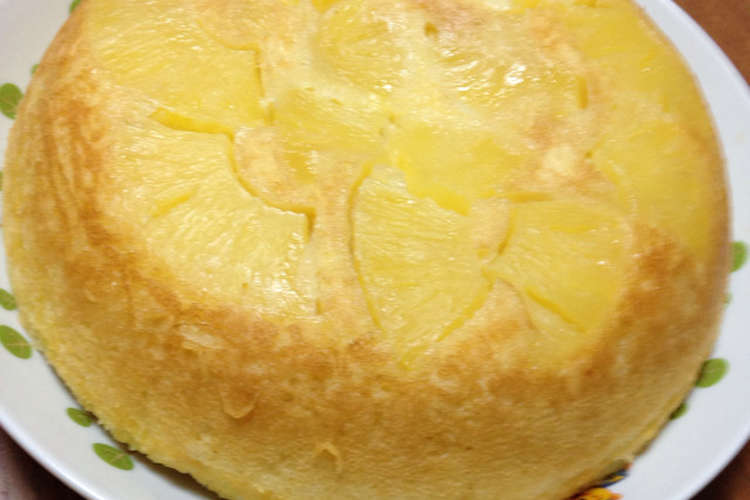 パイナップルのアップサイドダウンケーキ レシピ 作り方 By はとポ クックパッド 簡単おいしいみんなのレシピが350万品