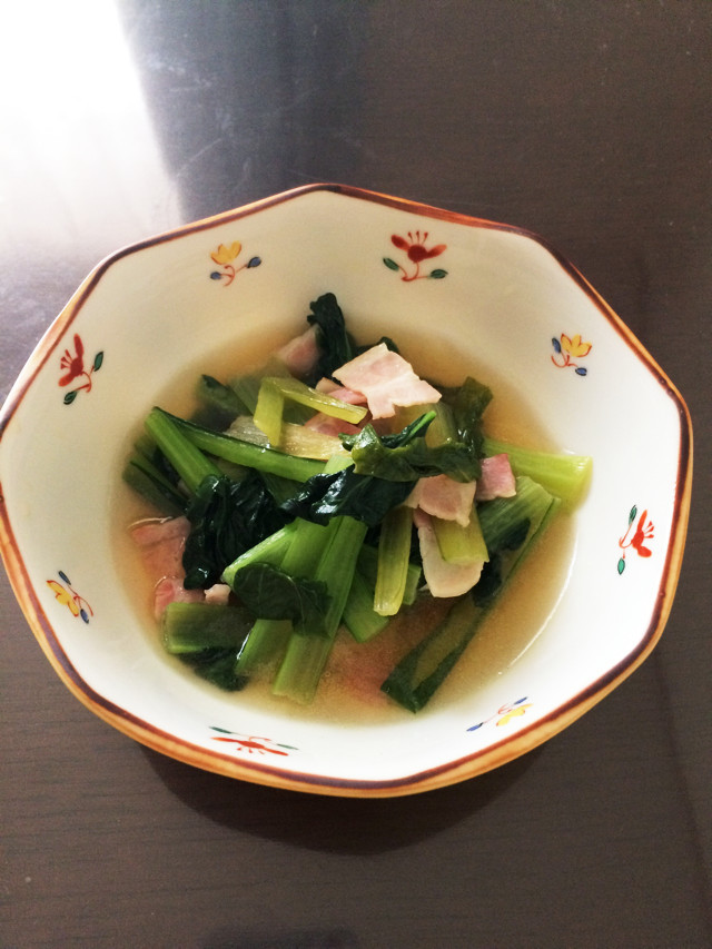 小松菜の洋風煮浸しの画像