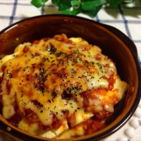 糖質オフ☆豆腐deラザニア風
