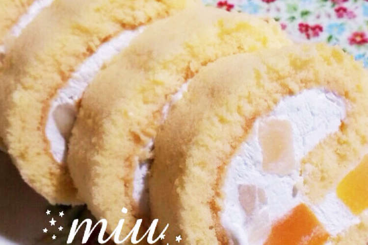 豆乳ヨーグルトロールケーキ レシピ 作り方 By Miupyon クックパッド 簡単おいしいみんなのレシピが350万品