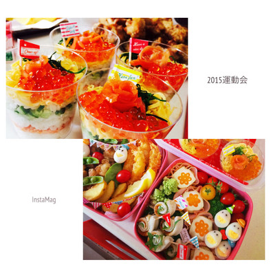 2015運動会お弁当♪カップちらし寿司 の写真