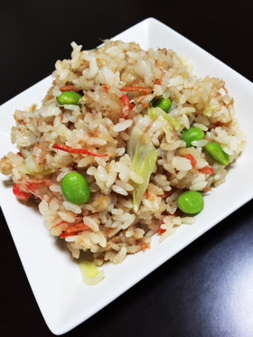 簡単旨い！ツナとキャベツのパラパラ炒飯