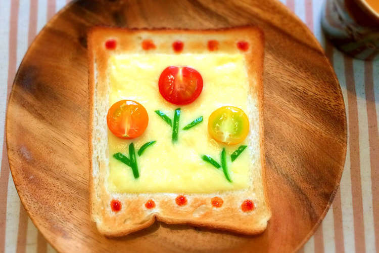 朝から簡単カワイイ お花トースト レシピ 作り方 By アイスもなか冷 クックパッド 簡単おいしいみんなのレシピが378万品