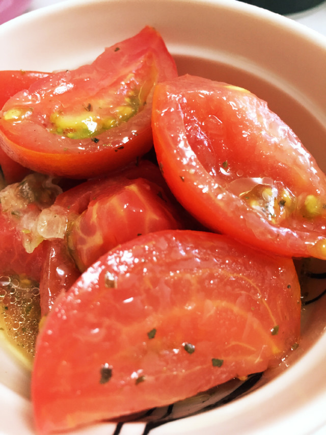 トマトの簡単マリネ