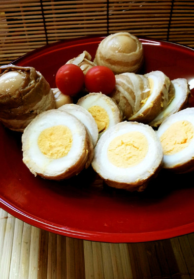 【ママレシピ】簡単で美味しい♡肉巻き卵♡の写真