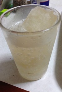 焼酎氷のレモンサワー