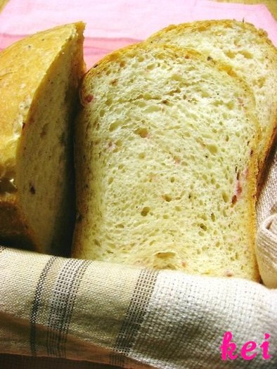 ベーコンフランス食パンの写真