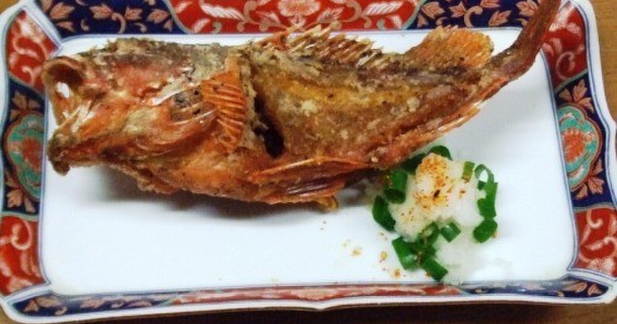 カサゴの唐揚げ レシピ 作り方 By うおいち クックパッド 簡単おいしいみんなのレシピが371万品