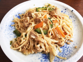 糖質制限レシピ☆焼きそば風麺