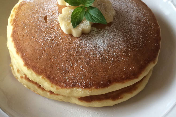混ぜるだけ もちふわ強力粉パンケーキ レシピ 作り方 By Le Ciel クックパッド 簡単おいしいみんなのレシピが355万品