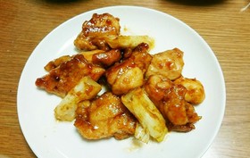 ♡鶏と長ネギの簡単炒め♡