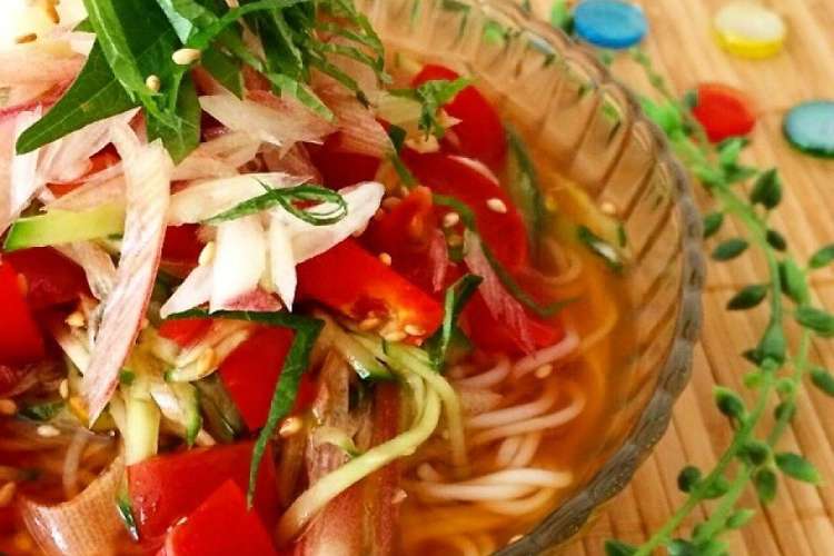ちょい足しコクうまアップ ぶっかけ素麺 レシピ 作り方 By あいのおうちごはん クックパッド 簡単おいしいみんなのレシピが354万品