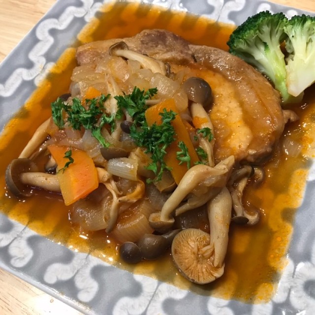 圧力鍋で お箸で切れる 豚肉の洋風煮 レシピ 作り方 By Mario82 クックパッド 簡単おいしいみんなのレシピが360万品