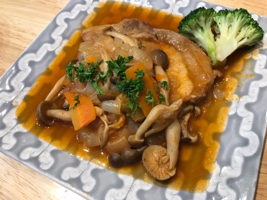 圧力鍋で♡お箸で切れる！豚肉の洋風煮の画像