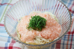 10分で完成☆明太とろろアレンジそうめん