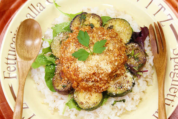 夏野菜でカフェ風ランチ丼 レシピ 作り方 By あぽももこ クックパッド 簡単おいしいみんなのレシピが373万品