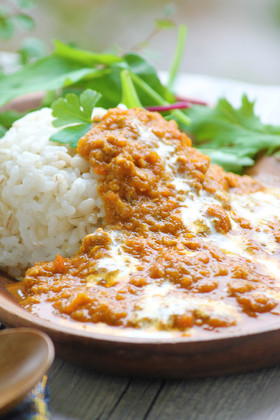 ミートソースアレンジでキーマカレー♡