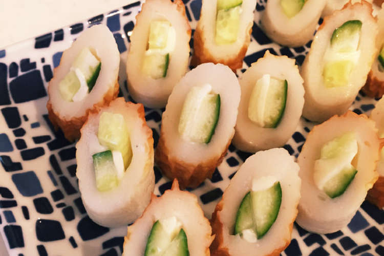 スライスチーズで チーズ入りちくきゅう レシピ 作り方 By Hit クックパッド