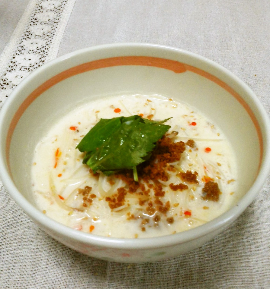 米麺☆豆乳スープパスタの画像