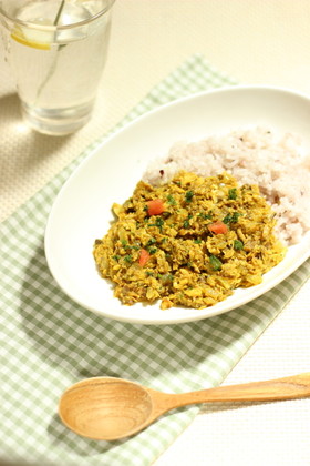 鯖の水煮缶とそるとまと®でドライカレー