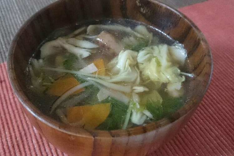 ウエイパーで絶品簡単野菜スープ レシピ 作り方 By Naaaaｰdesu クックパッド 簡単おいしいみんなのレシピが352万品