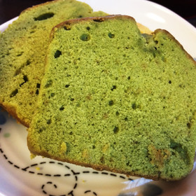 簡単美味しい☆抹茶香るブランデーケーキ
