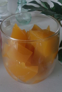 冷凍マンゴーで作るマンゴーゼリー