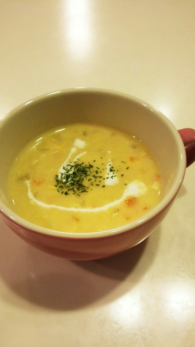 食べる(!?）コーンスープの画像