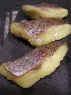 おせち 鯛の西京味噌漬け 焼き