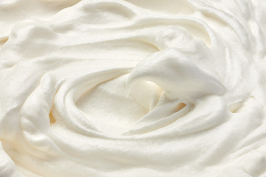 ココナッツミルクのホイップクリームの画像