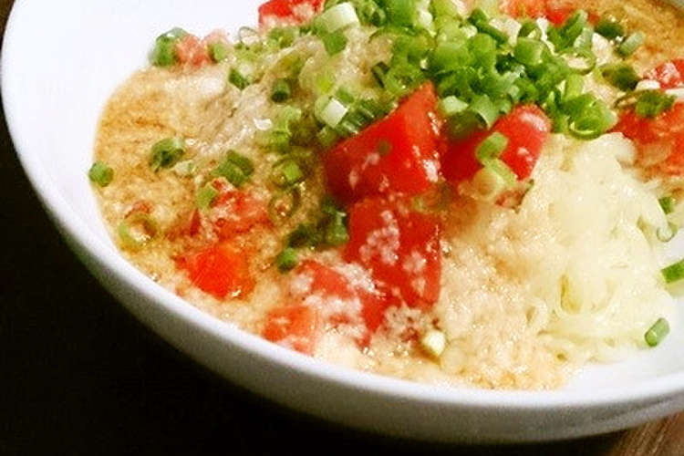 マルちゃん冷麺で トマとろ冷麺 レシピ 作り方 By のんミ クックパッド 簡単おいしいみんなのレシピが357万品