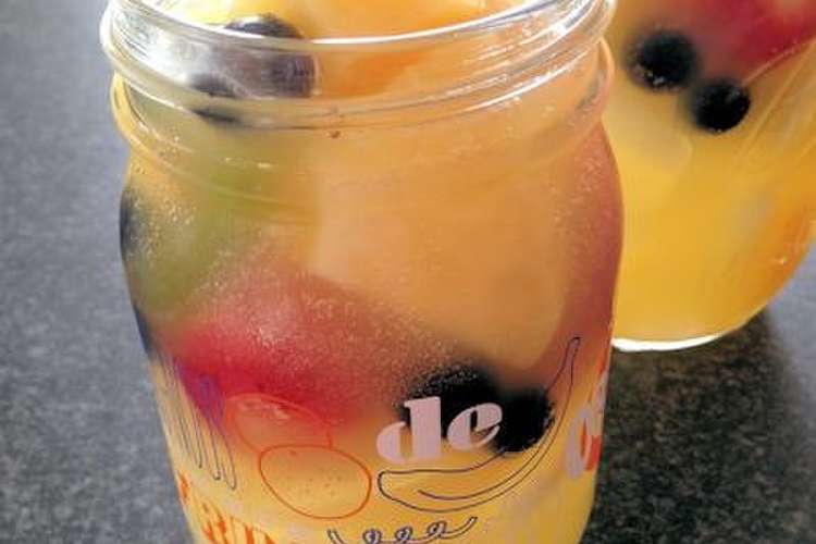 オランジーナしゅわしゅわフルーツドリンク レシピ 作り方 By Cocoko クックパッド 簡単おいしいみんなのレシピが361万品