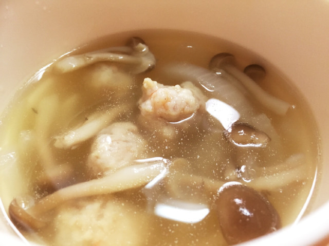 海老のお団子スープ☆*+の画像