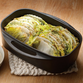 白菜の重ね蒸し 餃子風