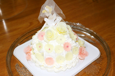 シンデレラのケーキの写真