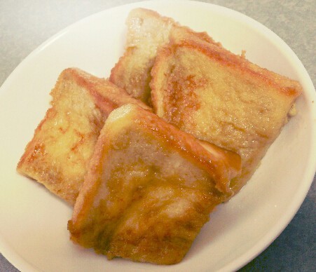 ふわふわ豆乳バナナフレンチトーストの画像