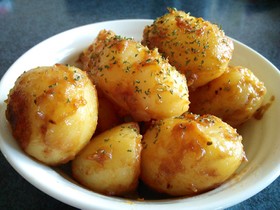 小粒じゃがいもダシバター醤油:食過ぎ注意