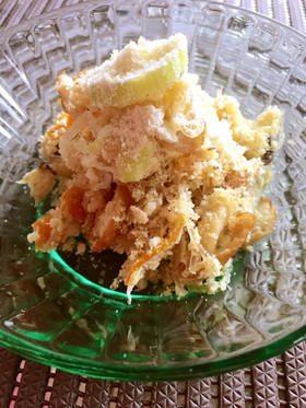 おからの仕上げはパルメザンチーズ