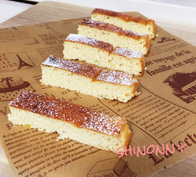 おからdeスライスチーズ&塩レモンケーキ