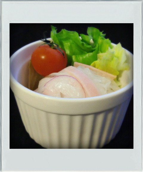 ■カット野菜■ハムのマリネ簡単サラダ☆昼の画像