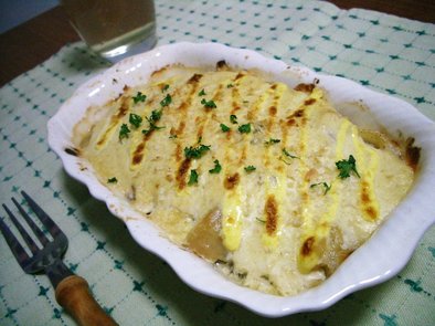 豆腐味噌マヨグラタンの写真