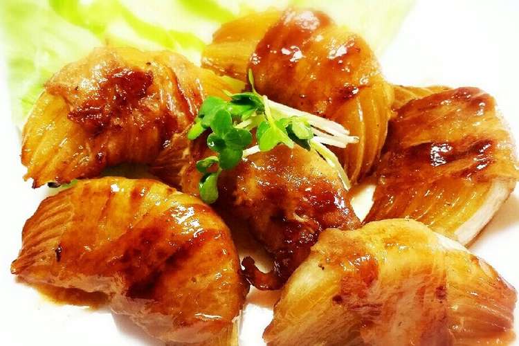 甘辛 玉ねぎと豚バラの肉巻き レシピ 作り方 By カレンガール クックパッド 簡単おいしいみんなのレシピが355万品