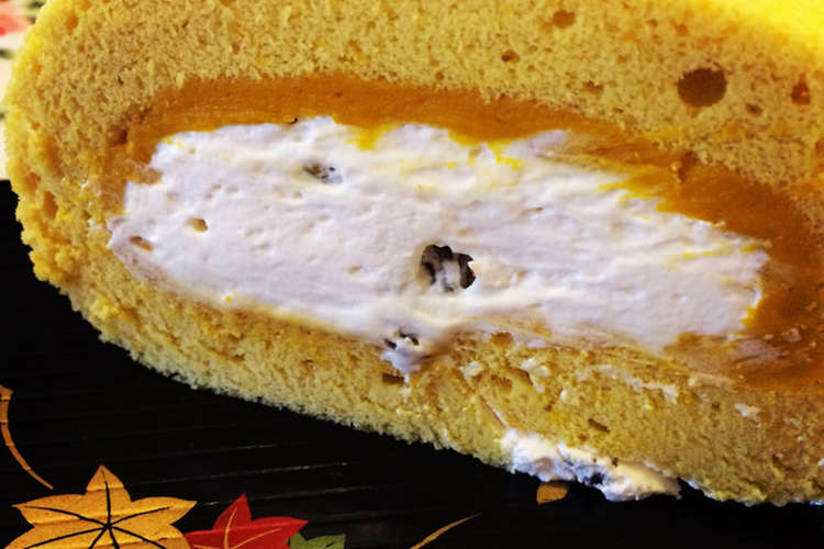 かぼちゃロールケーキ レシピ 作り方 By きのこ34 クックパッド 簡単おいしいみんなのレシピが352万品