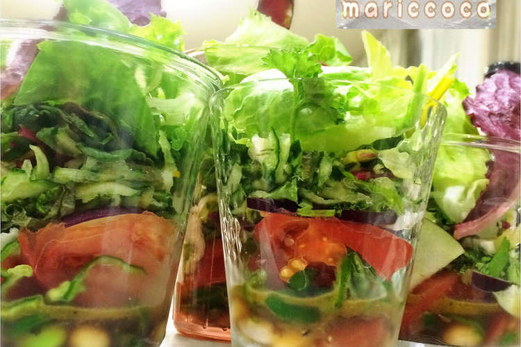 バルサミコ酢ドレッシング ジャーサラダ レシピ 作り方 By おはまりダイエット クックパッド 簡単おいしいみんなのレシピが354万品