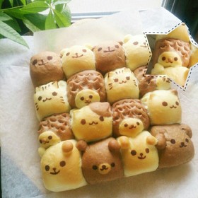 動物ちぎりパン