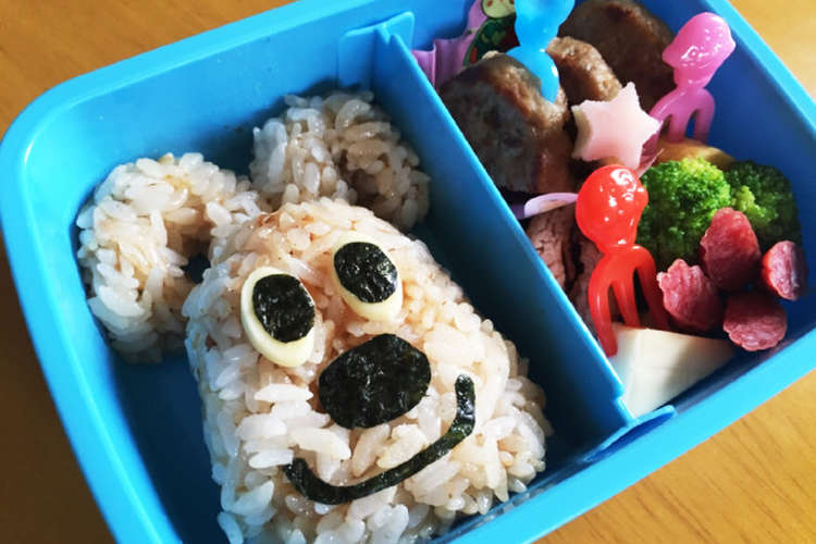 簡単キャラ弁 めいけんちーず レシピ 作り方 By はるーる クックパッド