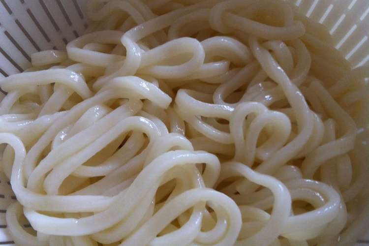 うどん乾麺deビックリもっちりな生麺風 レシピ 作り方 By クックvn2flt クックパッド 簡単おいしいみんなのレシピが351万品