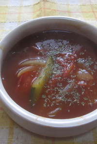 夏野菜のハヤシルースープ