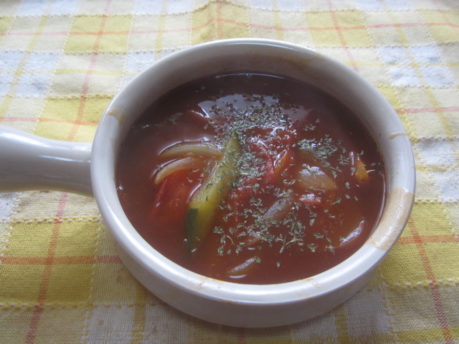夏野菜のハヤシルースープの画像